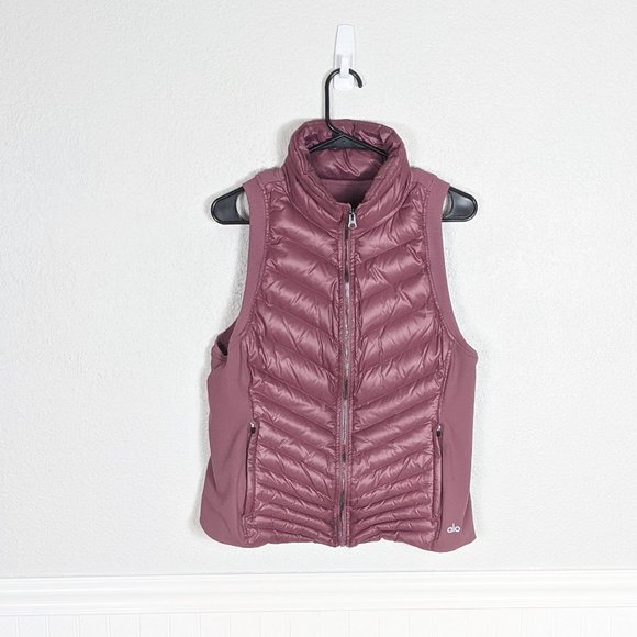 Alo Yoga Altitude Performance Down Puffer Vest Lg - Picture 2 of 11